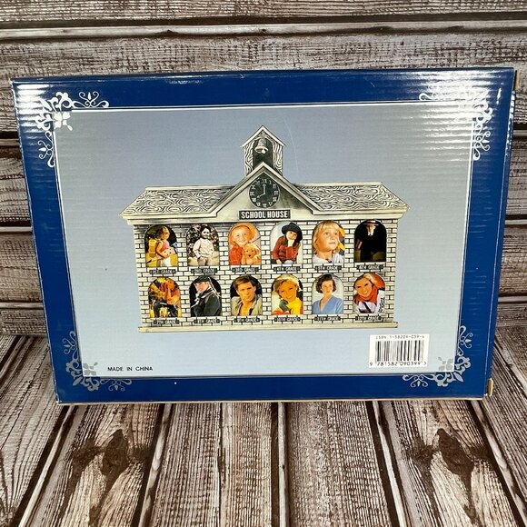 School House Picture Frame Pewter Grades 1-12 Pictures Kids Memories Photos NEW - Picture 2 of 7